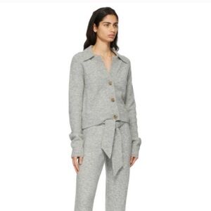 Nanushka Cade Fluffy Knit Cardigan